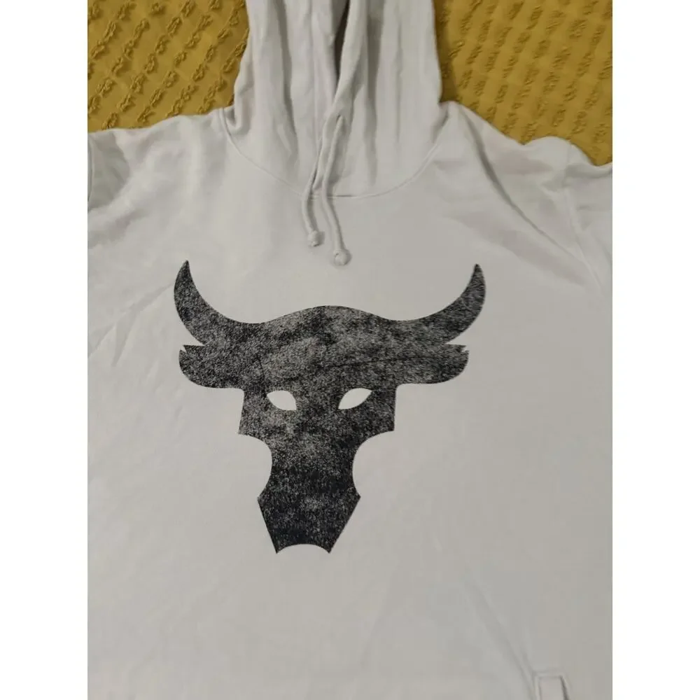 Men’s Off White Under Armour ￼ Project, White Sweatshirt, Hoodie Size XXL - Picture 3 of 6